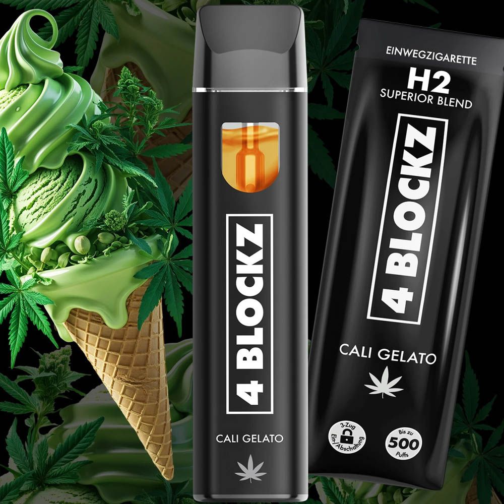 4BLOCKZ - Cali Gelato - H3BTA - Einweg Vape
