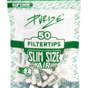 PURIZE® Slim Size AIR Filter, ø 7mm, 50er Packung
