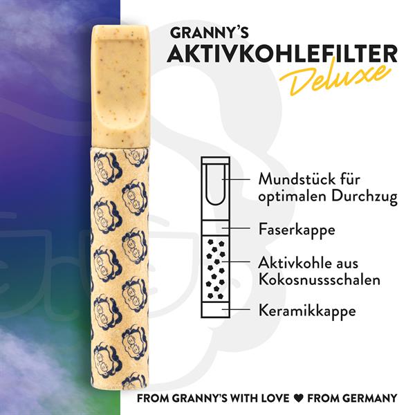 GRANNYS Weed Deluxe Aktivkohlefilter ø 6mm, 50er – Bild 2