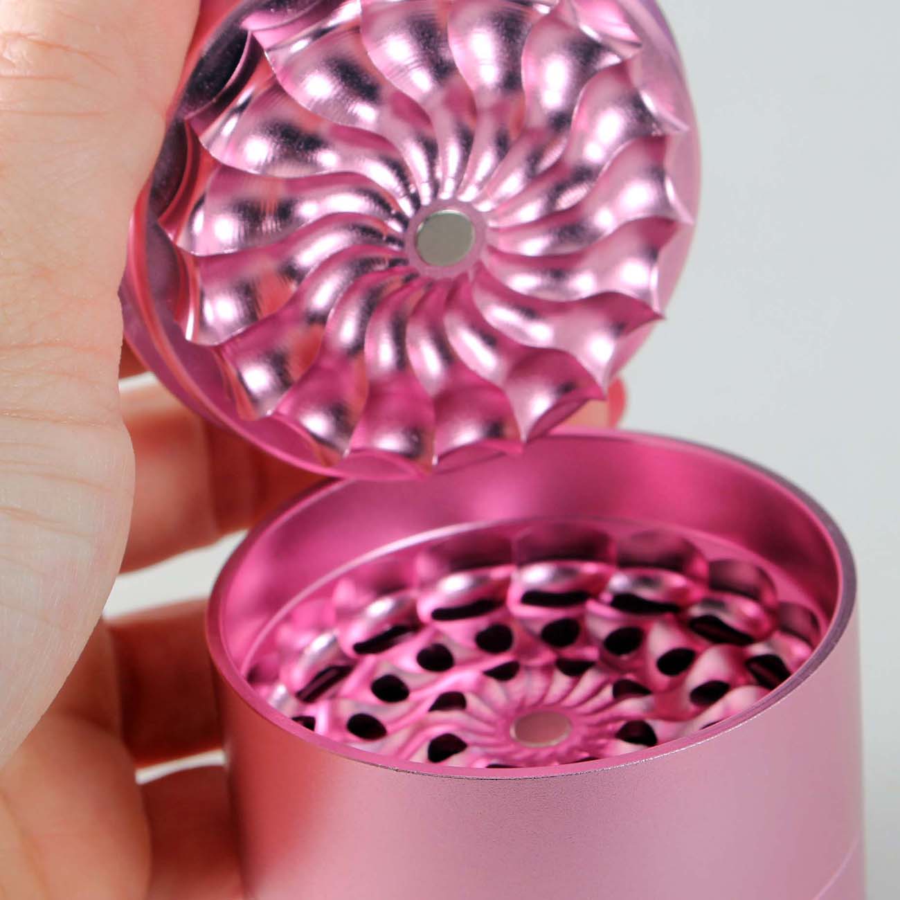 Black Leaf CNC-Flower-Grinder 5-tlg. – Bild 2
