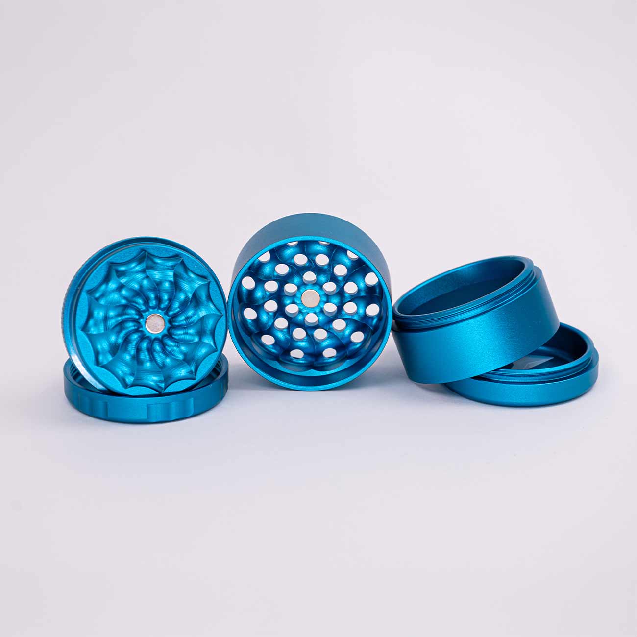 Black Leaf CNC-Flower-Grinder 5-tlg. 50mm – Bild 2